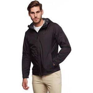 Mens Waterproof Hooded Jacket Lightweight Windbreaker Rain Jacket Outdoor Coat